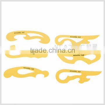 Kearing High Quality French Curve PVC Popular Curve Drawing Template 6 pieces As One Set # 1306S