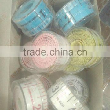 China Kearing 2cm width,150cm length fiber glass colourful tape measure