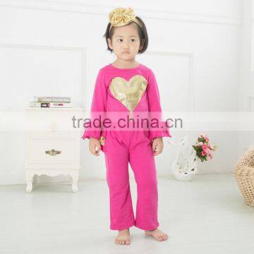 Wholesale Children's Fall Outfits Kids Halloween Wear Clothing Sets Lovely Baby Pumpkin Cotton Outfits photo-3