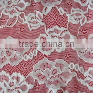 R&H cotton cord lace indian lace fabrics free parting lace closure tulle lace