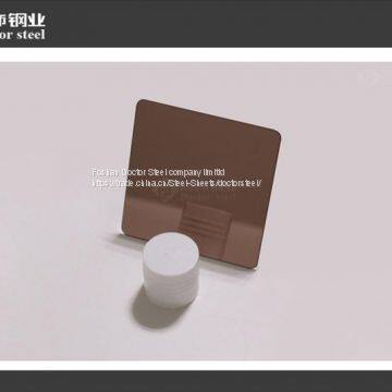 China Supplier 304 Wine Red Mirror Stainless Steel Sheet Price photo-3