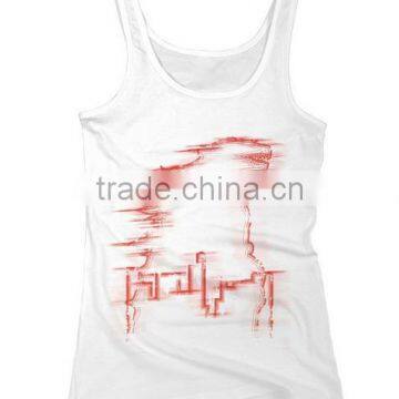 China Wholesale Custom Printing 100 Cotton Sublimation Tank Top Women photo-4