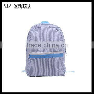 New Fashion Personalized Striped Seersucker Bag photo-3