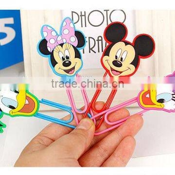 Mickey Shape Paper Clip Customizable Planner PVC Clip photo-6