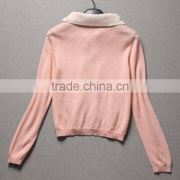 Fashion Style 2016 New Elegant Short Coats Knitted Blazers For Women Sweater photo-3