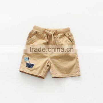 Wholesale Solid Color Cotton Casual Style Boys Shorts photo-2