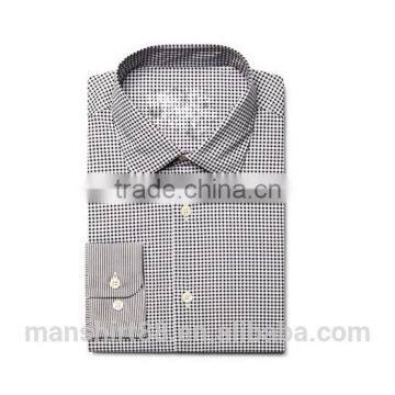 100% cotton spread collar shirt for men long sleeve shirt for men polka shirt for men