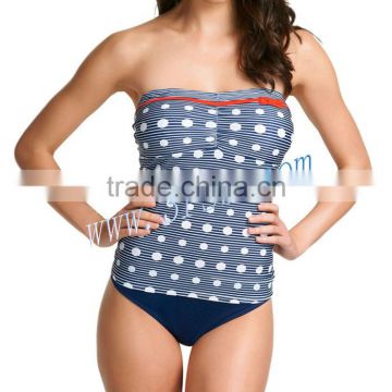 lady sweet one piece spandex swimwear bikini for young girls