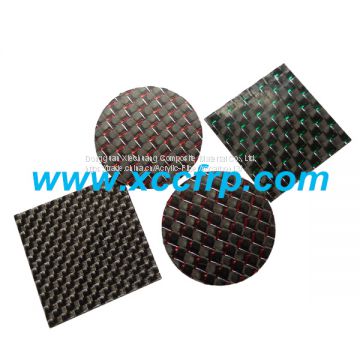 High Strength Prepreg Colored 3K Carbon Fibre Flexible Sheet /Plate 0.3mm 0.5mm 1mm