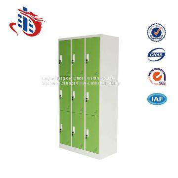 Colorful Office School Hospital 9 Doors Stainless Steel Storage Locker Cabinet photo-2