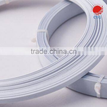 8mm Flat Steel Bone With Nylong Coated For Corset