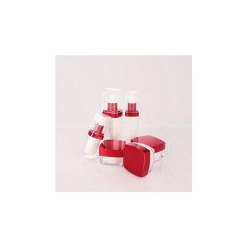 acrylic cosmetic jars and bottles