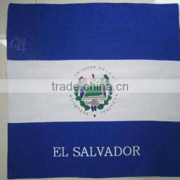 100% cotton El Salvador bandana 100% cotton camouflage bandana 100% cotton regular bandana