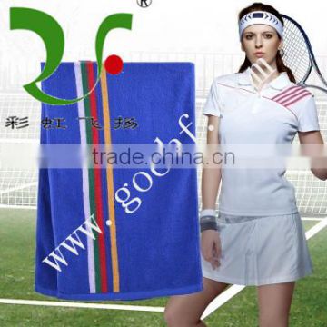 high quality sports towel 100% cotton gym towel