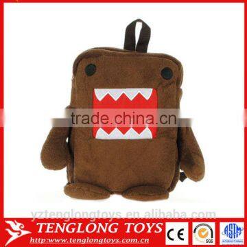 Hot selling baby cute plush cartoon brown animal backpack