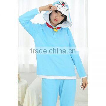 Doraemon Spring /autumn Animal Pajama Onesie Unisex Homewear