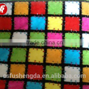 Wholesale factory directly with 100% polyester super soft and colorful baby blanket