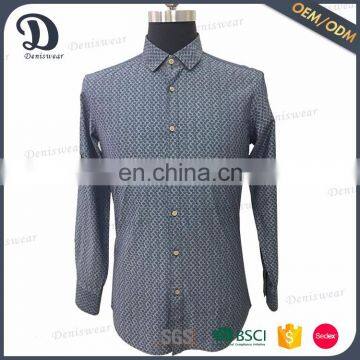 Chinese clothing manufacturers long sleeve men shirt