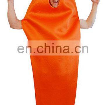 Food fun fancy dress carrot costume sexy halloween costume for man AGM2527