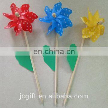 Sunflowers Outdoor Kids Plastic Wholesale Price Flower Windmill