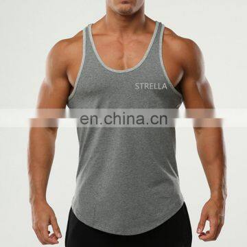 Custom vest logo fitness tank top men gym