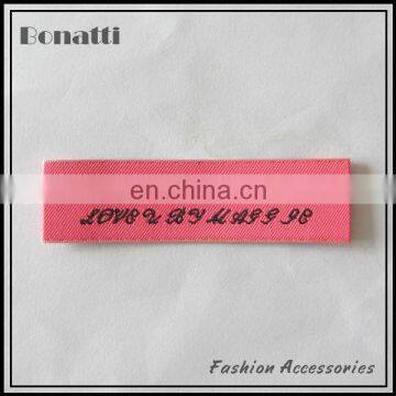 high definition woven label for garment