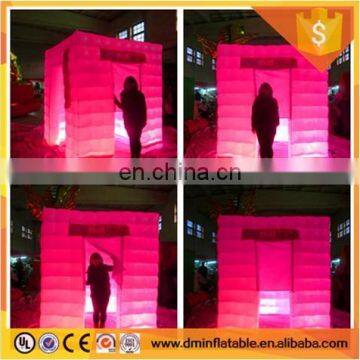 factory directly sale outdoor inflatable cube trade show tent photo booth