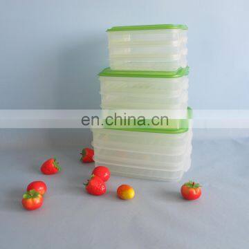 2014 new design clear round plastic food container