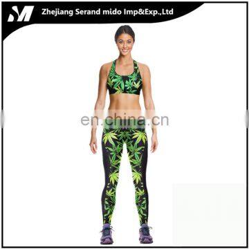 Womens 3D Print Sport Yoga Fitness Leggings