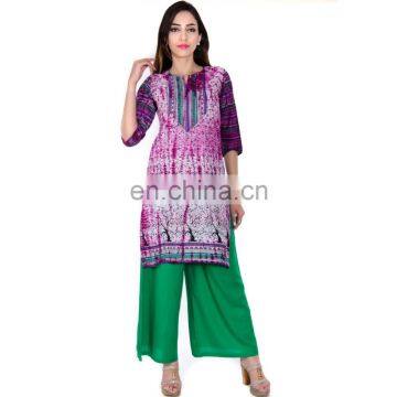 Wholesaler Of Designer Printed Cotton Lady Kurtis Short Length In India