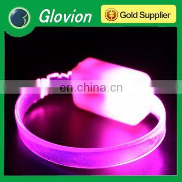 Hot sale cheap custom wristban ds light up custom wristbands cool wristbands led flashlight wristband