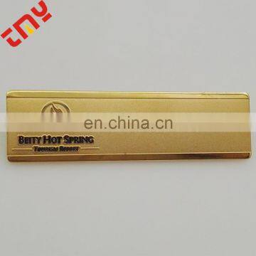 Free samples custom magnetic metal name badges