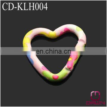 small heart shape aluminum carabiner CD-KLH004