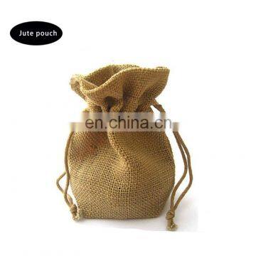 drawstring jute bag screen printing