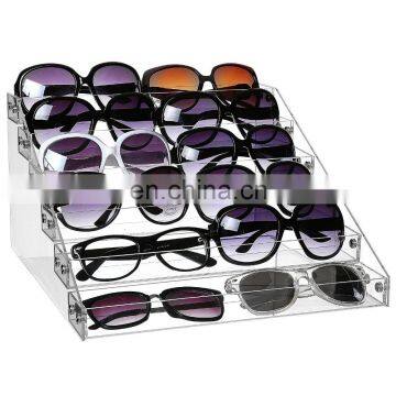 6 Tier Clear Acrylic Sunglasses 2018 Retail Display Rack