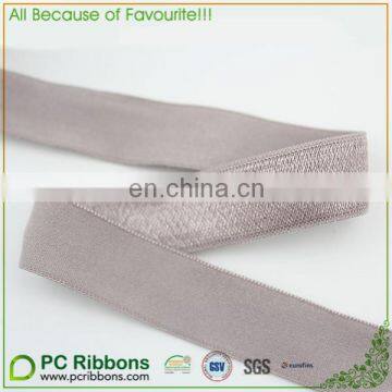 5/8" grey color satin elastic ribbon