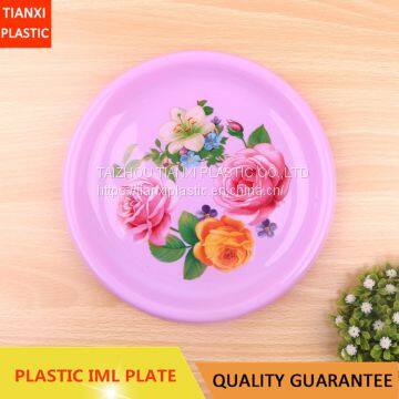 TX001 PLASTIC COLORFUL CAKE PLATE FOOD TRAY SNACK PLATE