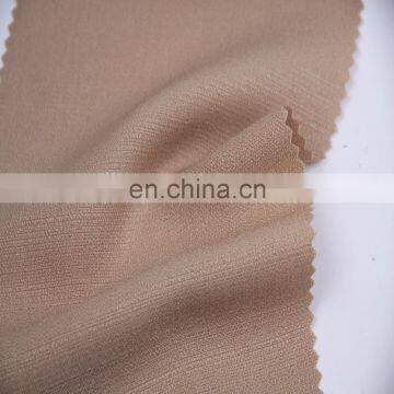 plain dyed faux silk brown irregular fake linen fabric