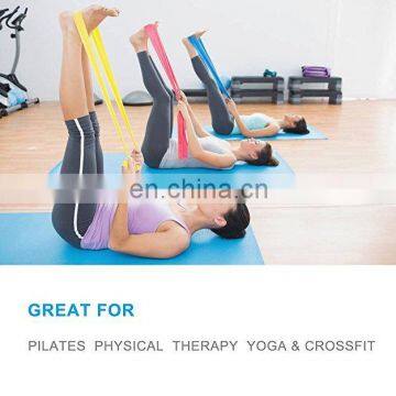 50 60cm Resistance Loop Bands -Latex Exercise Loop Bands Set of 4 for Working Out or Physical Therapy photo-5