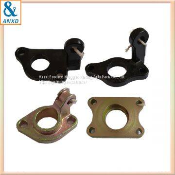 Mechanical metal parts precision cast steel hydraulic valve bracket parts