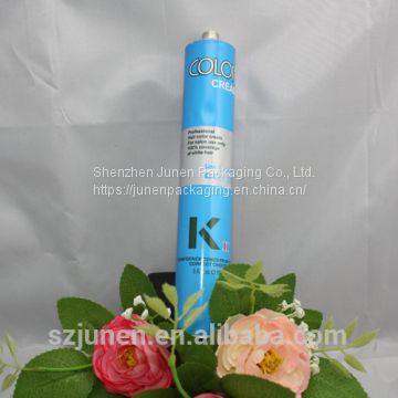 Collapsible Aluminum packaging Tube for Hair Color Cream