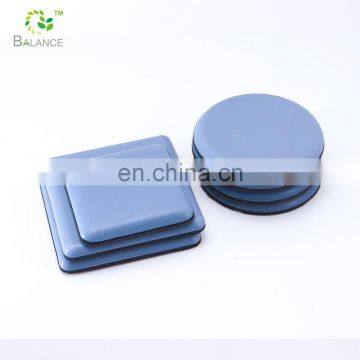 PTEF rubber silicon  moving furniture feet pad with backing adhesive