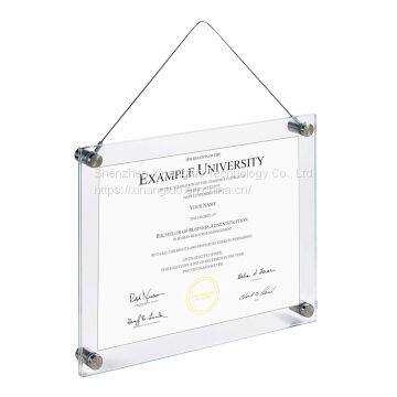 Factory Direct Acrylic Photo Frames Custom Transparent Acrylic Picture Frames 6*8 photo-3