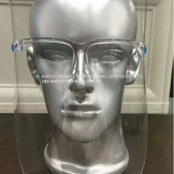 Plastic Protection Anti-fog Disposable Disposable Full Face Shield With Frame photo-2