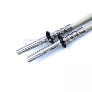 PT1000 PT100 RTD High Precision Temperature Sensor Metal Thread Probe For Heat Meter