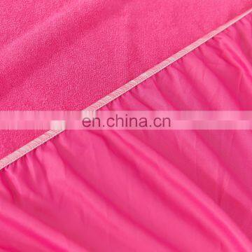 Custom Quilting Printed Smooth Luxury or Elastic Straps Style Waterproof Home Textile Mattress Pad Cover Protector photo-2