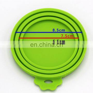 High Quality Universal Pet Food Can Cover Reusable Silicone Pet Can Cover Cat & Dog Can Lid Cover photo-3