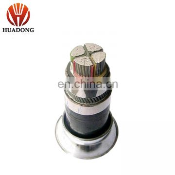 URD power cable low voltage aluminium conductor 4 core 300 sq mm power cable