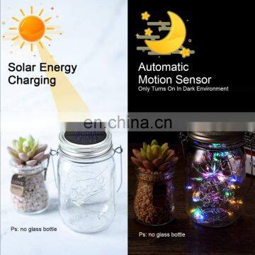 Outdoor Decorative 30LED String Fairy Lights Solar Mason Jar Lights photo-4