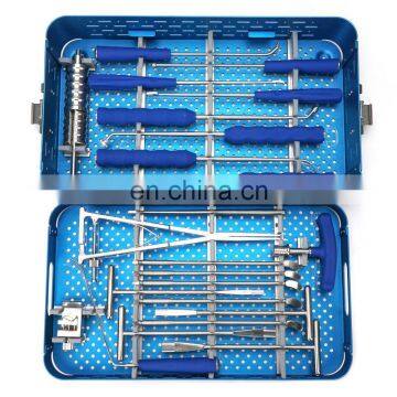 China Manufacture Medical Bone Spine Surgery TLIF PEEK Cage Instrument Set Orthopedic Surgical Spinal Instruments